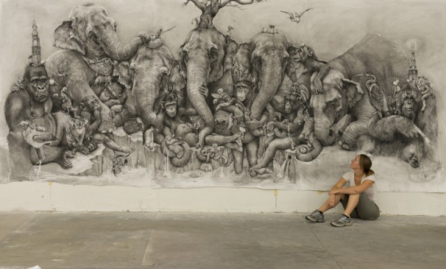 Elephants by Adonna Khare