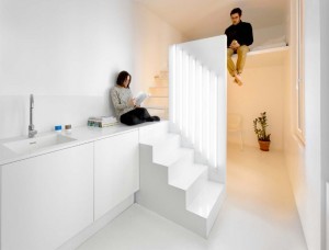 Spectral Apartment, warm and cool are parsed out in the built form
