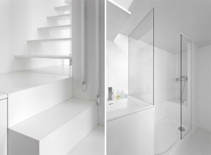 Spectral Apartment, shower and stair interaction
