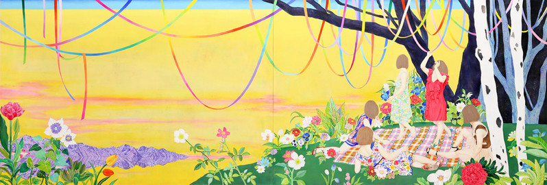 Party Forever by Naomi Okubo Painting 2013