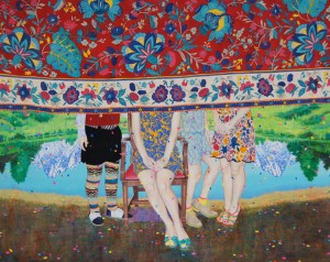 The Family by Naomi Okubo Painting 2013